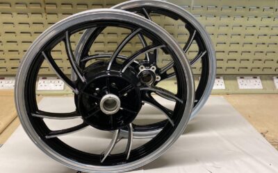 Blast Cleaned & Powder Coated Rims