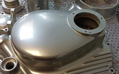 Powder Coated Engine Casings